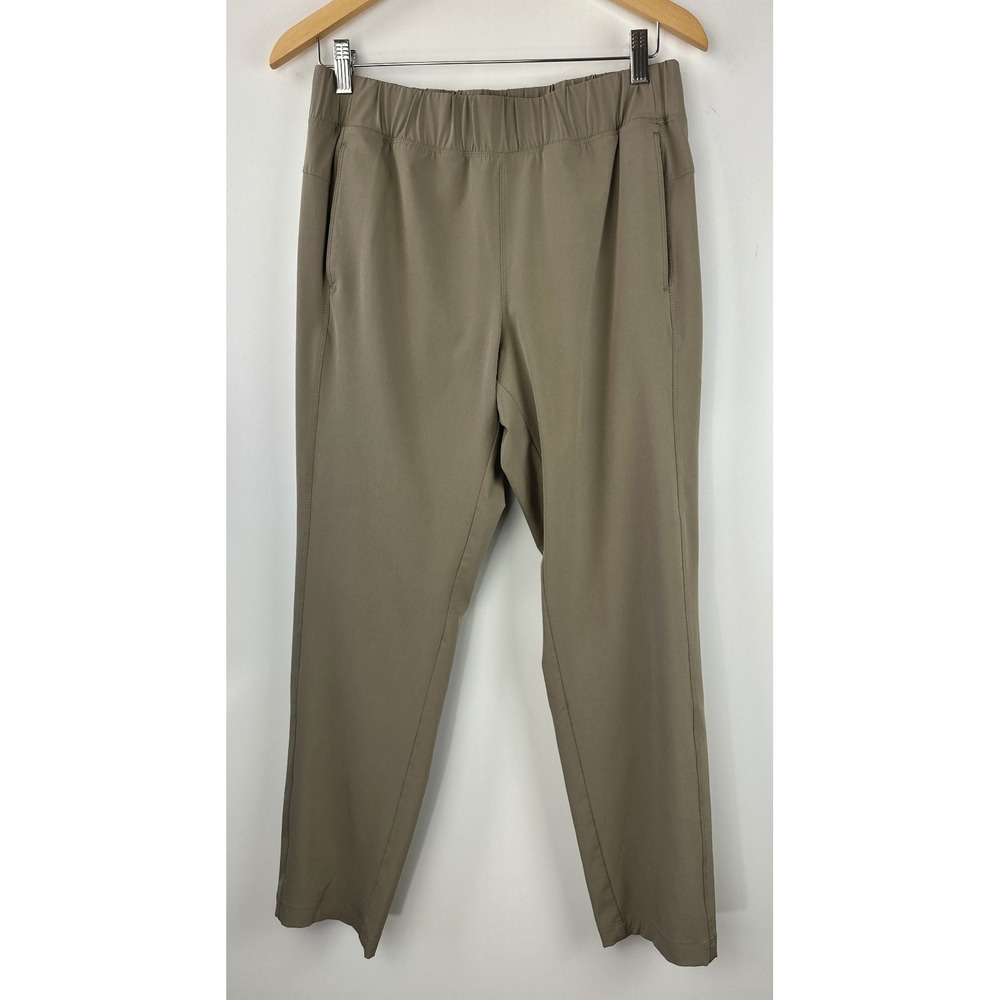 Eddie Bauer 2025 Trail Hiking Pants Khaki Brown Pull on Elastic Waist Women's 8 - Picture 13 of 13